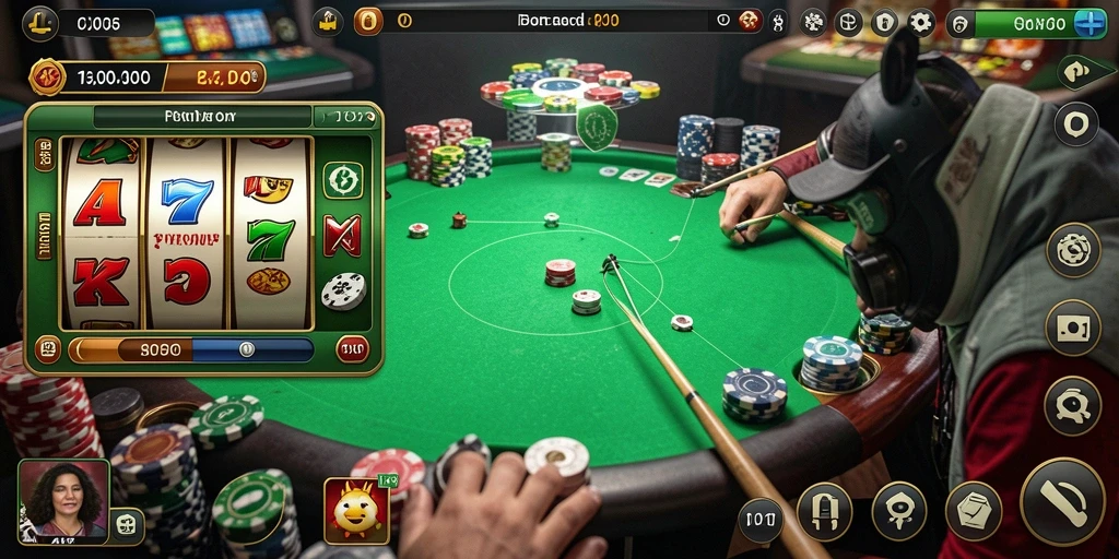 spin101 - Fitur multiplayer yang memungkinkan bersaing dengan teman.